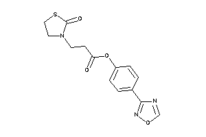 3-(2-ketothiazolidin-3-yl)propionic Acid [4-(1,2,4-oxadiazol-3-yl)phenyl] Ester