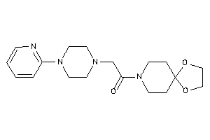 1-(1,4-dioxa-8-azaspiro[4.5]decan-8-yl)-2-[4-(2-pyridyl)piperazino]ethanone