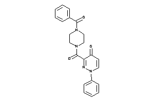 3-(4-benzoylpiperazine-1-carbonyl)-1-phenyl-pyridazin-4-one