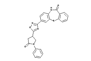 2-[5-(5-keto-1-phenyl-pyrrolidin-3-yl)-1,2,4-oxadiazol-3-yl]-5H-benzo[b][1,4]benzothiazepin-6-one