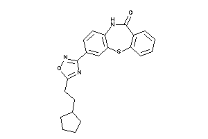 2-[5-(2-cyclopentylethyl)-1,2,4-oxadiazol-3-yl]-5H-benzo[b][1,4]benzothiazepin-6-one