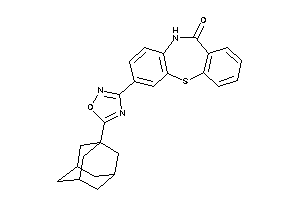 Image of 2-[5-(1-adamantyl)-1,2,4-oxadiazol-3-yl]-5H-benzo[b][1,4]benzothiazepin-6-one