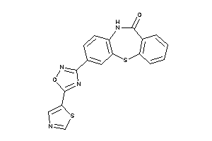 2-(5-thiazol-5-yl-1,2,4-oxadiazol-3-yl)-5H-benzo[b][1,4]benzothiazepin-6-one