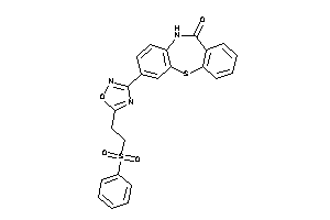 2-[5-(2-besylethyl)-1,2,4-oxadiazol-3-yl]-5H-benzo[b][1,4]benzothiazepin-6-one