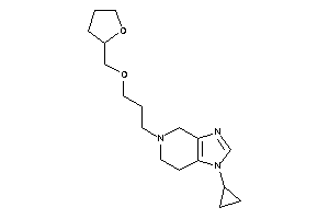 1-cyclopropyl-5-[3-(tetrahydrofurfuryloxy)propyl]-6,7-dihydro-4H-imidazo[4,5-c]pyridine