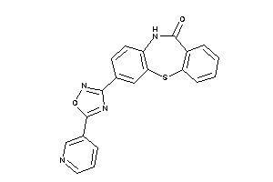 Image of 2-[5-(3-pyridyl)-1,2,4-oxadiazol-3-yl]-5H-benzo[b][1,4]benzothiazepin-6-one