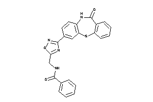 N-[[3-(6-keto-5H-benzo[b][1,4]benzothiazepin-2-yl)-1,2,4-oxadiazol-5-yl]methyl]benzamide