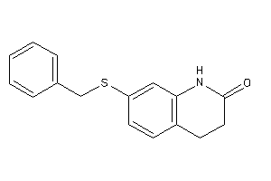 7-(benzylthio)-3,4-dihydrocarbostyril