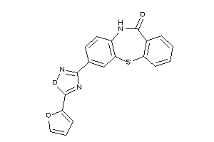 2-[5-(2-furyl)-1,2,4-oxadiazol-3-yl]-5H-benzo[b][1,4]benzothiazepin-6-one