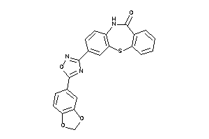 2-[5-(1,3-benzodioxol-5-yl)-1,2,4-oxadiazol-3-yl]-5H-benzo[b][1,4]benzothiazepin-6-one