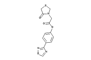 2-(4-ketothiazolidin-3-yl)acetic Acid [4-(1,2,4-oxadiazol-3-yl)phenyl] Ester