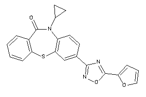 5-cyclopropyl-2-[5-(2-furyl)-1,2,4-oxadiazol-3-yl]benzo[b][1,4]benzothiazepin-6-one