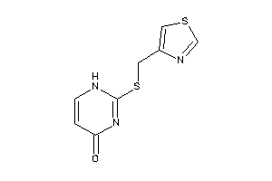 2-(thiazol-4-ylmethylthio)-1H-pyrimidin-4-one