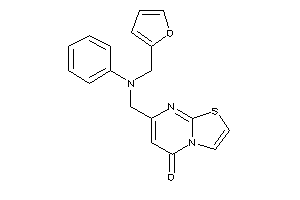 7-[[N-(2-furfuryl)anilino]methyl]thiazolo[3,2-a]pyrimidin-5-one