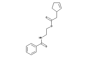 2-cyclopent-2-en-1-ylacetic Acid 2-benzamidoethyl Ester