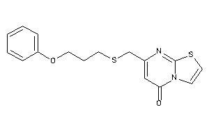 7-[(3-phenoxypropylthio)methyl]thiazolo[3,2-a]pyrimidin-5-one