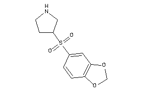 3-(1,3-benzodioxol-5-ylsulfonyl)pyrrolidine