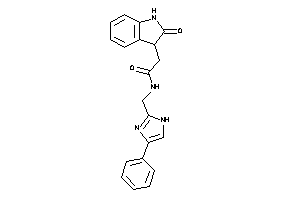 2-(2-ketoindolin-3-yl)-N-[(4-phenyl-1H-imidazol-2-yl)methyl]acetamide