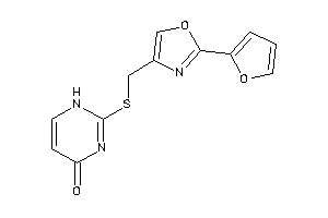 2-[[2-(2-furyl)oxazol-4-yl]methylthio]-1H-pyrimidin-4-one