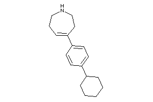 4-(4-cyclohexylphenyl)-2,3,6,7-tetrahydro-1H-azepine
