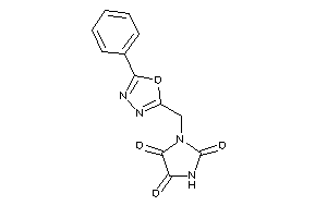 1-[(5-phenyl-1,3,4-oxadiazol-2-yl)methyl]imidazolidine-2,4,5-trione