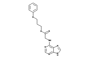 2-(9H-purin-6-ylamino)acetic Acid 3-phenoxypropyl Ester