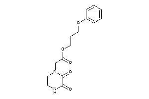 2-(2,3-diketopiperazino)acetic Acid 3-phenoxypropyl Ester