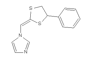Image of 1-[(4-phenyl-1,3-dithiolan-2-ylidene)methyl]imidazole