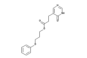 3-(6-keto-1H-pyrimidin-5-yl)propionic Acid 3-phenoxypropyl Ester