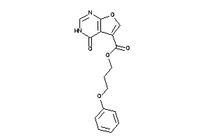 4-keto-3H-furo[2,3-d]pyrimidine-5-carboxylic Acid 3-phenoxypropyl Ester