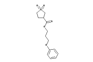 1,1-diketothiolane-3-carboxylic Acid 3-phenoxypropyl Ester