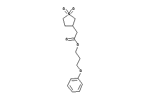 2-(1,1-diketothiolan-3-yl)acetic Acid 3-phenoxypropyl Ester