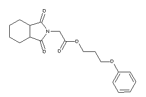 2-(1,3-diketo-3a,4,5,6,7,7a-hexahydroisoindol-2-yl)acetic Acid 3-phenoxypropyl Ester