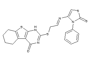 Image of 2-[2-[(3-phenyl-2-thioxo-4-thiazolin-4-yl)imino]ethylthio]-5,6,7,8-tetrahydro-1H-benzothiopheno[2,3-d]pyrimidin-4-one