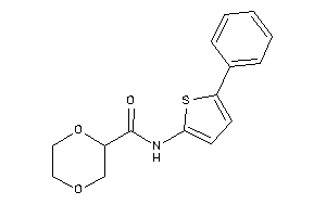 Image of N-(5-phenyl-2-thienyl)-1,4-dioxane-2-carboxamide