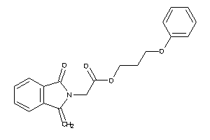 2-(1-keto-3-methylene-isoindolin-2-yl)acetic Acid 3-phenoxypropyl Ester