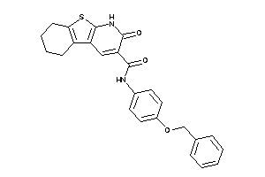 N-(4-benzoxyphenyl)-2-keto-5,6,7,8-tetrahydro-1H-benzothiopheno[2,3-b]pyridine-3-carboxamide