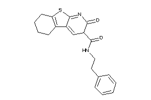 2-keto-N-phenethyl-5,6,7,8-tetrahydro-3H-benzothiopheno[2,3-b]pyridine-3-carboxamide