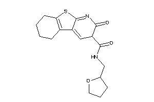 2-keto-N-(tetrahydrofurfuryl)-5,6,7,8-tetrahydro-3H-benzothiopheno[2,3-b]pyridine-3-carboxamide