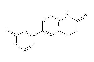 6-(6-keto-1H-pyrimidin-4-yl)-3,4-dihydrocarbostyril