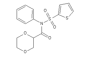 N-phenyl-N-(2-thienylsulfonyl)-1,4-dioxane-2-carboxamide