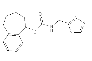 1-(6,7,8,9-tetrahydro-5H-benzocyclohepten-9-yl)-3-(4H-1,2,4-triazol-3-ylmethyl)urea