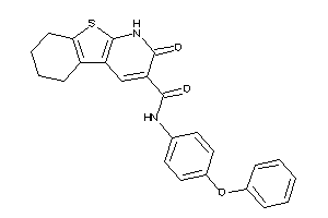 Image of 2-keto-N-(4-phenoxyphenyl)-5,6,7,8-tetrahydro-1H-benzothiopheno[2,3-b]pyridine-3-carboxamide
