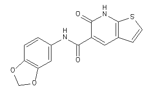 N-(1,3-benzodioxol-5-yl)-6-keto-7H-thieno[2,3-b]pyridine-5-carboxamide