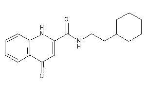 N-(2-cyclohexylethyl)-4-keto-1H-quinoline-2-carboxamide