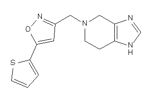 3-(1,4,6,7-tetrahydroimidazo[4,5-c]pyridin-5-ylmethyl)-5-(2-thienyl)isoxazole