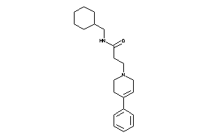 N-(cyclohexylmethyl)-3-(4-phenyl-3,6-dihydro-2H-pyridin-1-yl)propionamide