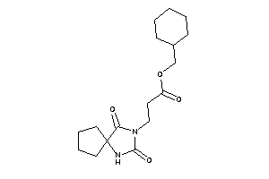 Image of 3-(2,4-diketo-1,3-diazaspiro[4.4]nonan-3-yl)propionic Acid Cyclohexylmethyl Ester