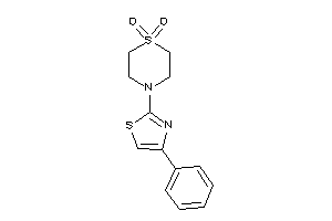 4-(4-phenylthiazol-2-yl)-1,4-thiazinane 1,1-dioxide