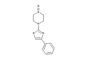 4-(4-phenylthiazol-2-yl)-1,4-thiazinane 1-oxide